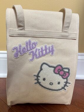 Hello Kitty Cream Canvas Lunch Tote